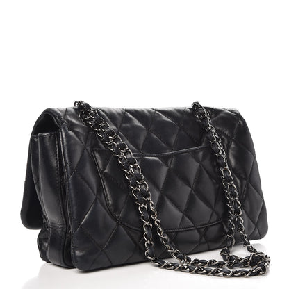 Chanel Lambskin Quilted Maxi 3 Flap Black 3 of 10