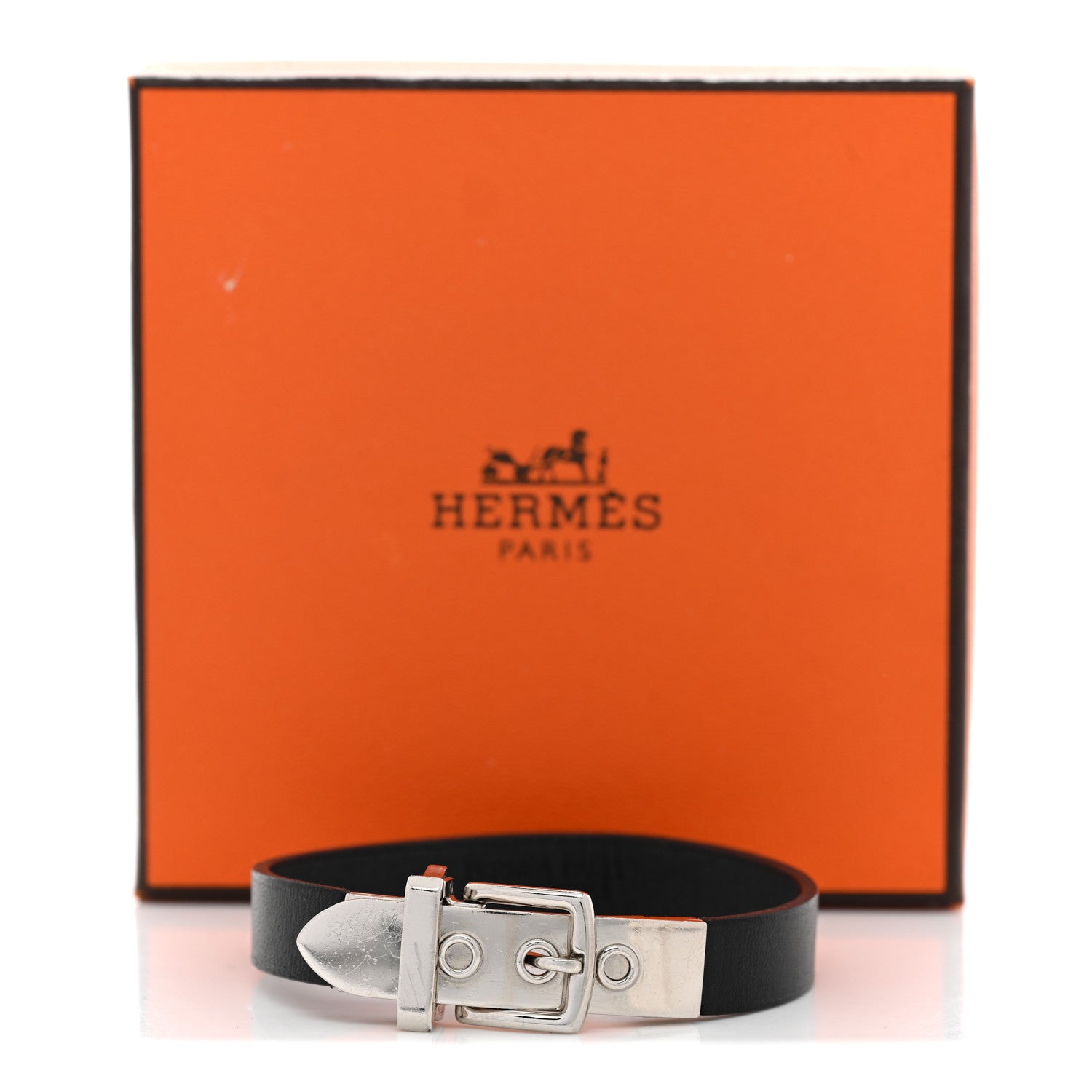 Hermes Box Java Bracelet M Black 7 of 7