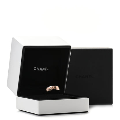 Chanel 18K Beige Gold Small Coco Crush Ring 53 6.5 7 of 7
