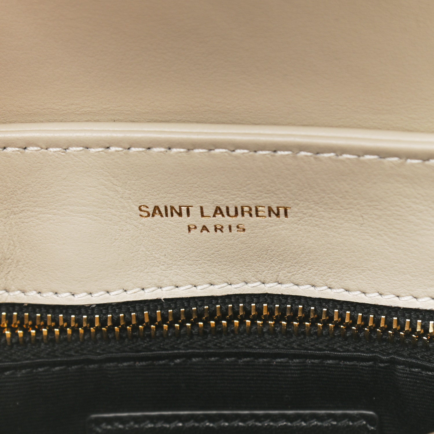 Saint Laurent Calfskin Y Quilted Monogram Toy Loulou Crossbody Bag Blanc Vintage 7 of 11