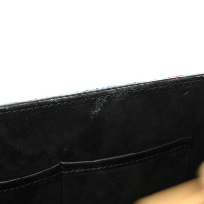Valentino Garavani Vitello Beaded Medium Glam Lock Rockstud Flap Black 12 of 14