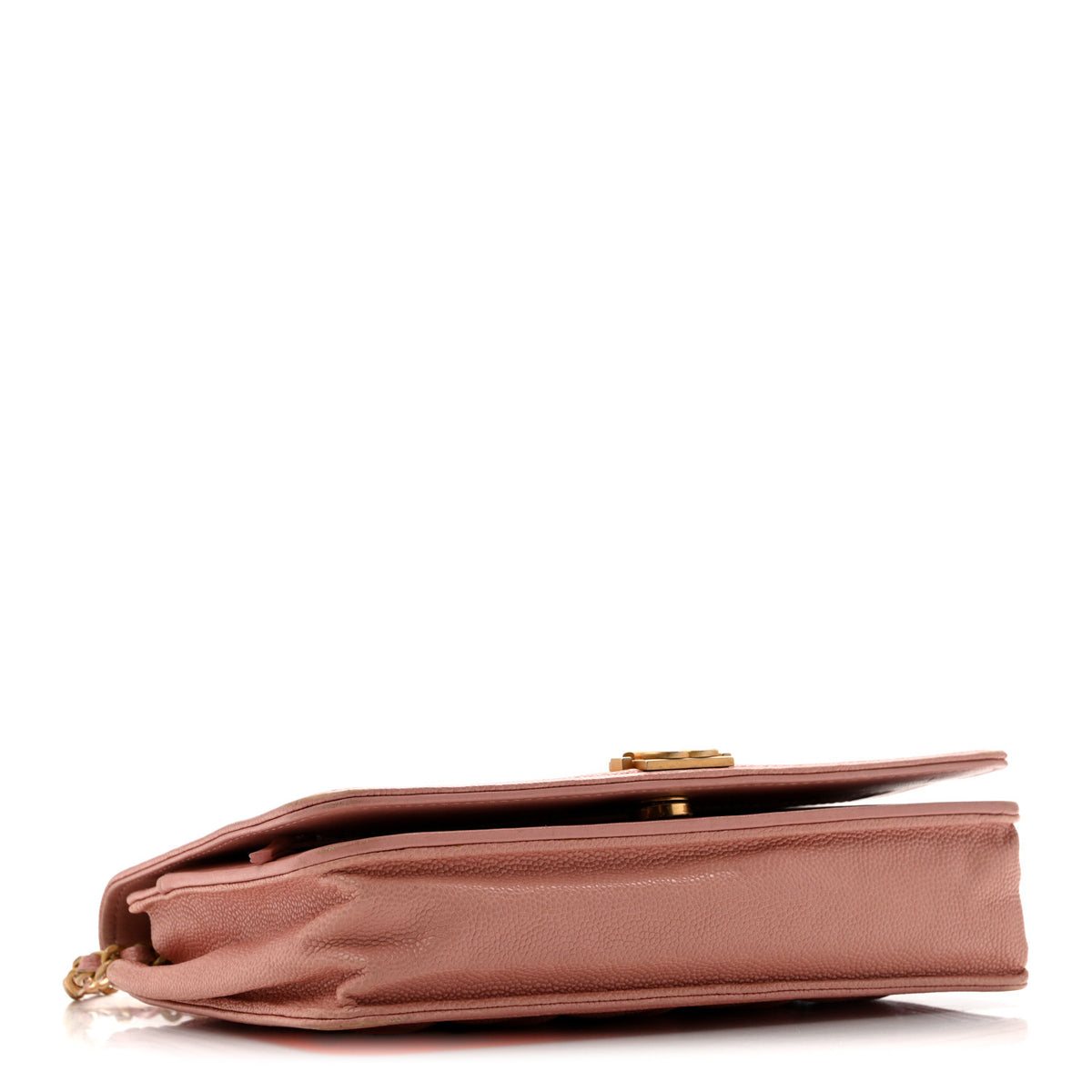 Caviar Quilted Boy Wallet On Chain WOC Pink