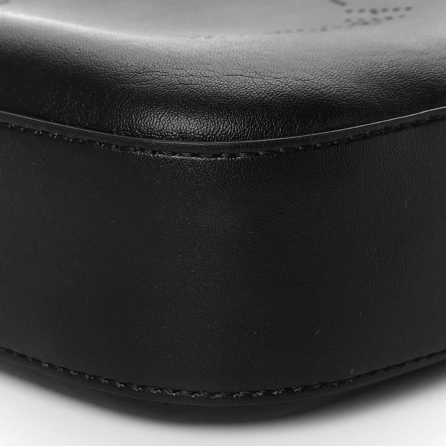 Eco Alter Nappa Perforated Logo Mini Bag Black