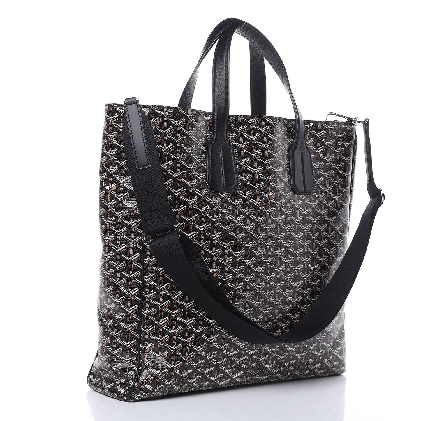 Goyardine Voltaire III Tote Black