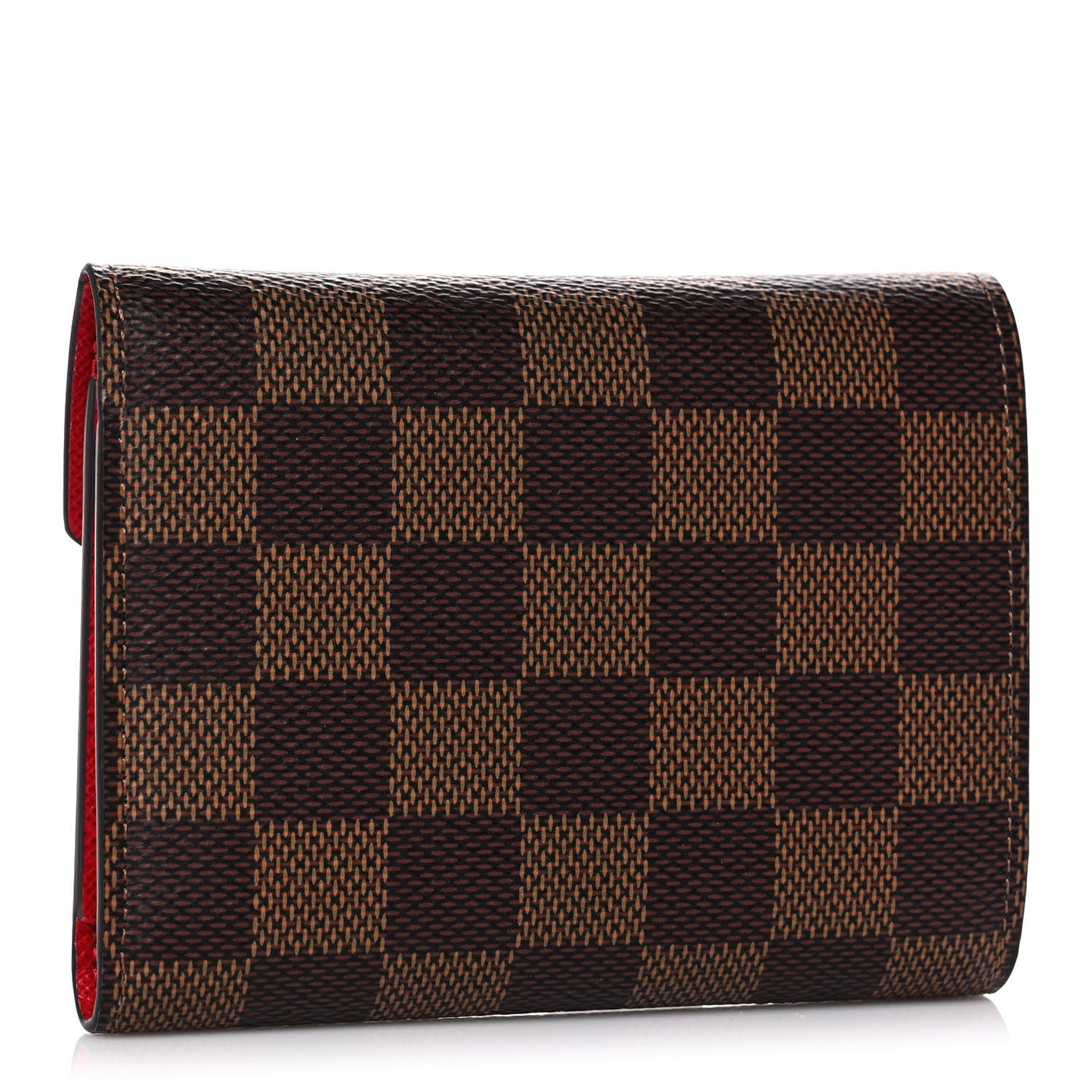 Damier Ebene Victorine Wallet Red