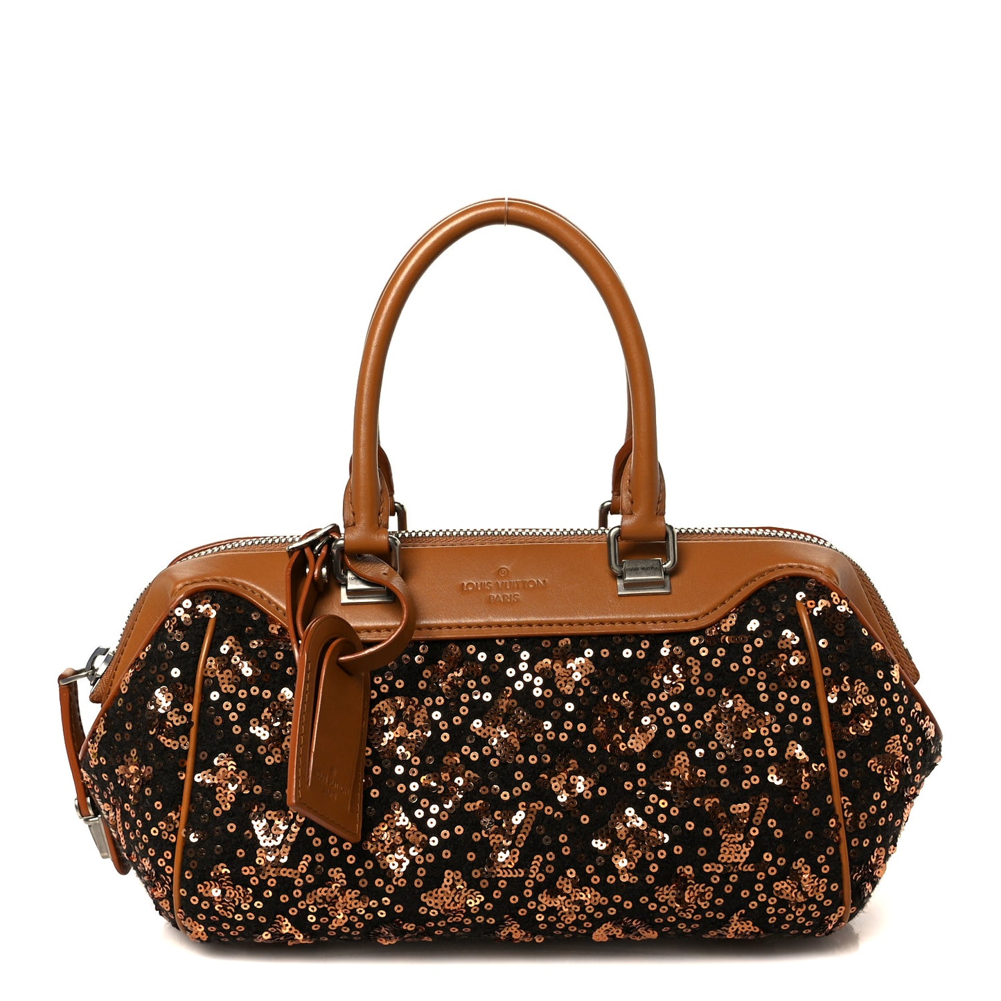 Sequin Monogram Sunshine Express Baby Gold