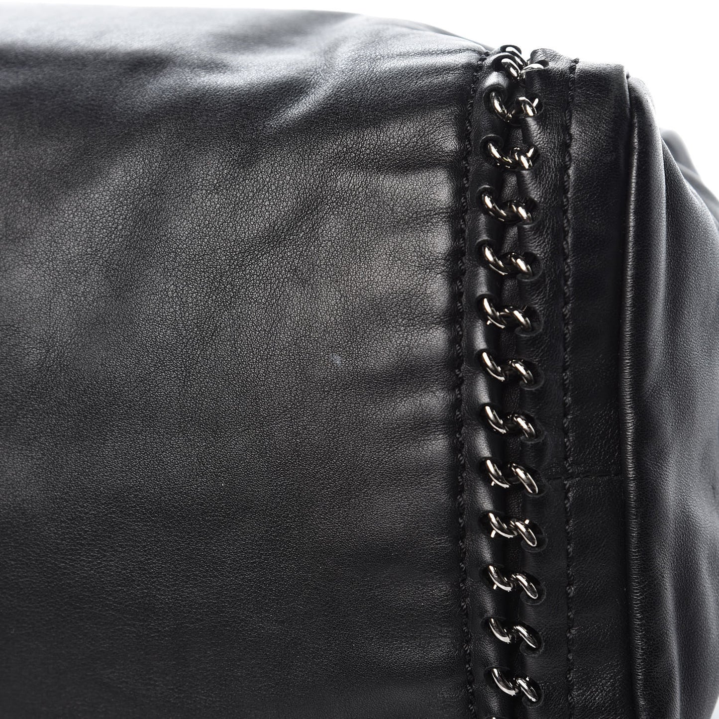 Smooth Calfskin Medium Luxe Ligne Bowler Black