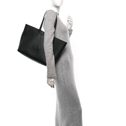 Saint Laurent Calfskin Large Shopping Tote Black 2 of 12