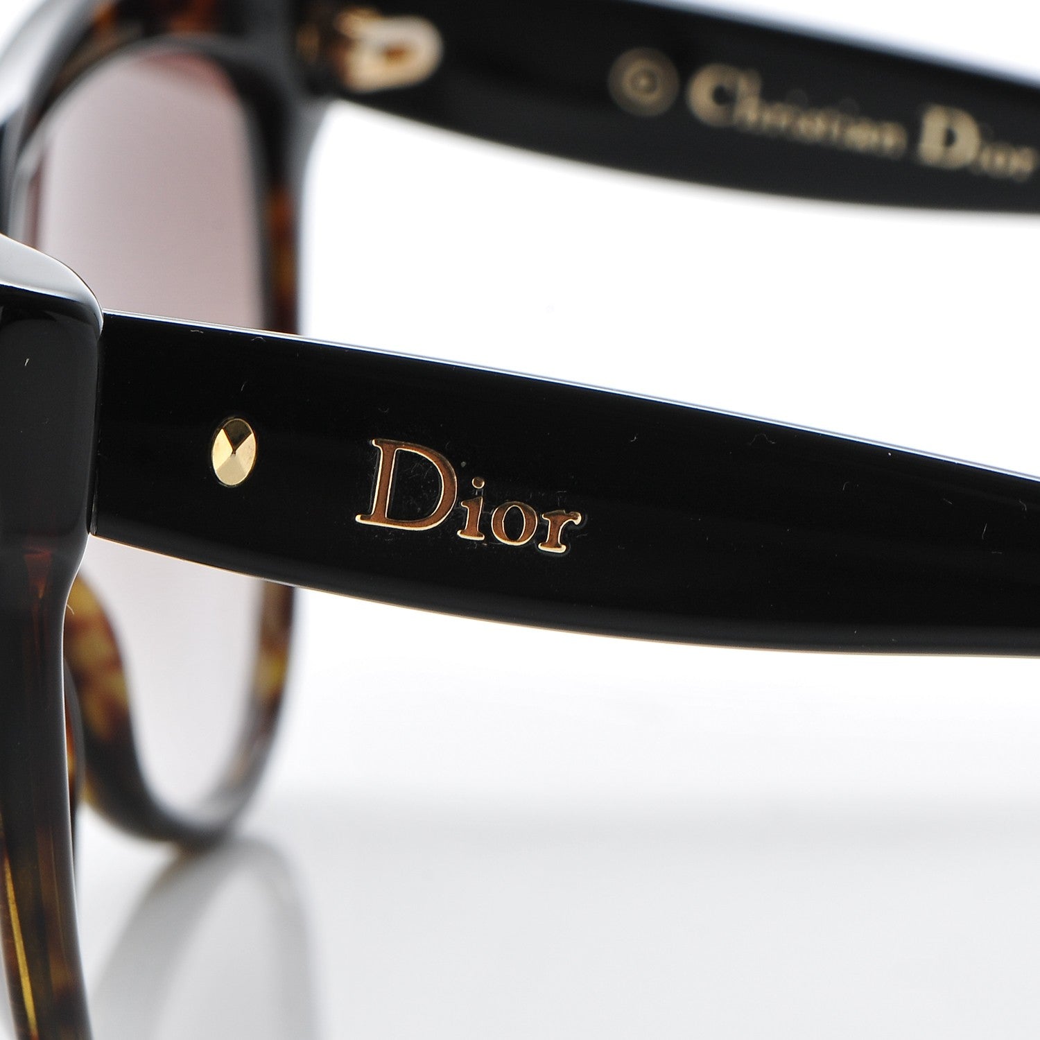 Christian Dior Acrylic Les Marquises Mohotani Sunglasses Havana 4 of 8