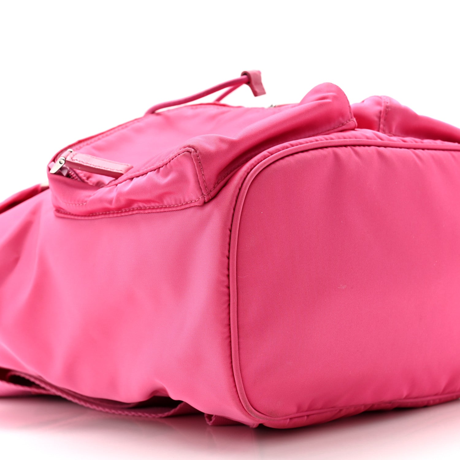 Prada Nylon Vela Double Buckle Backpack Fuxia 8 of 13