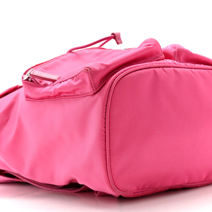 Prada Nylon Vela Double Buckle Backpack Fuxia 8 of 13