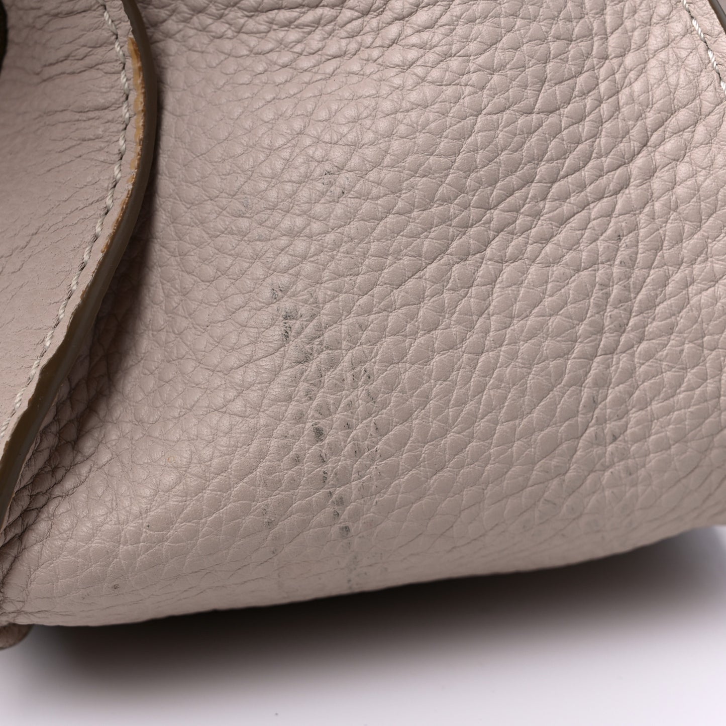 Calfskin Medium Marcie Satchel Abstract White
