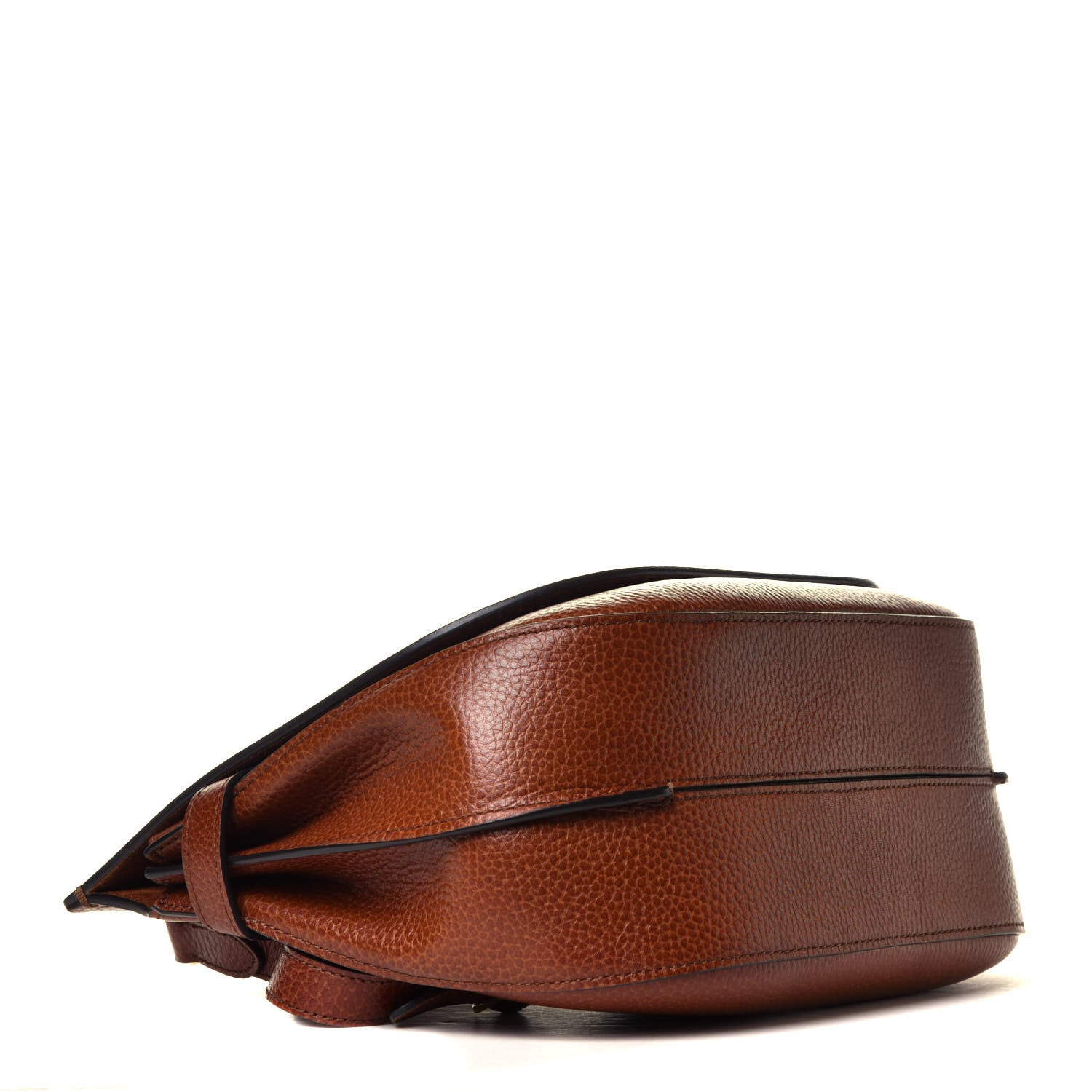 Mulberry Small Classic Grain Calfskin Amberley Satchel Oak 3 of 5
