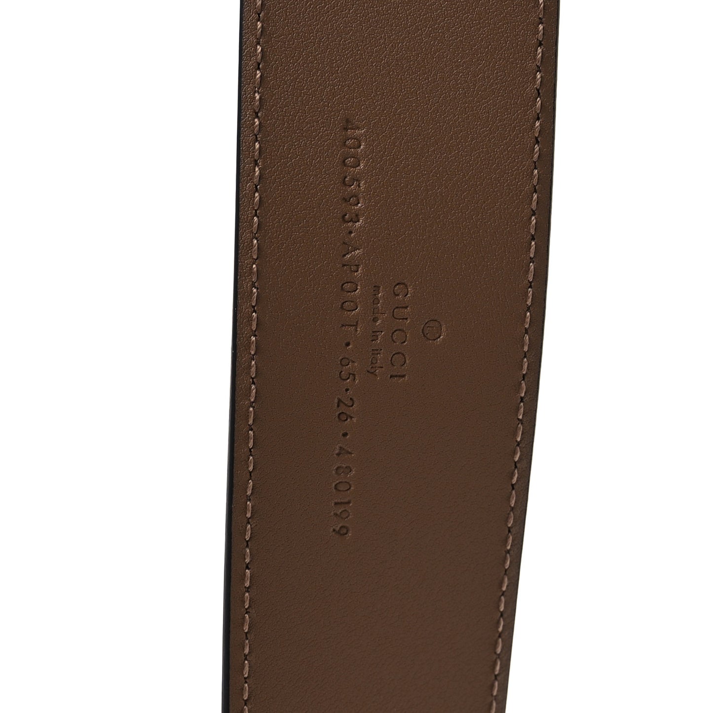 Calfskin Double G 40mm Belt 65 26 Porcelain Rose