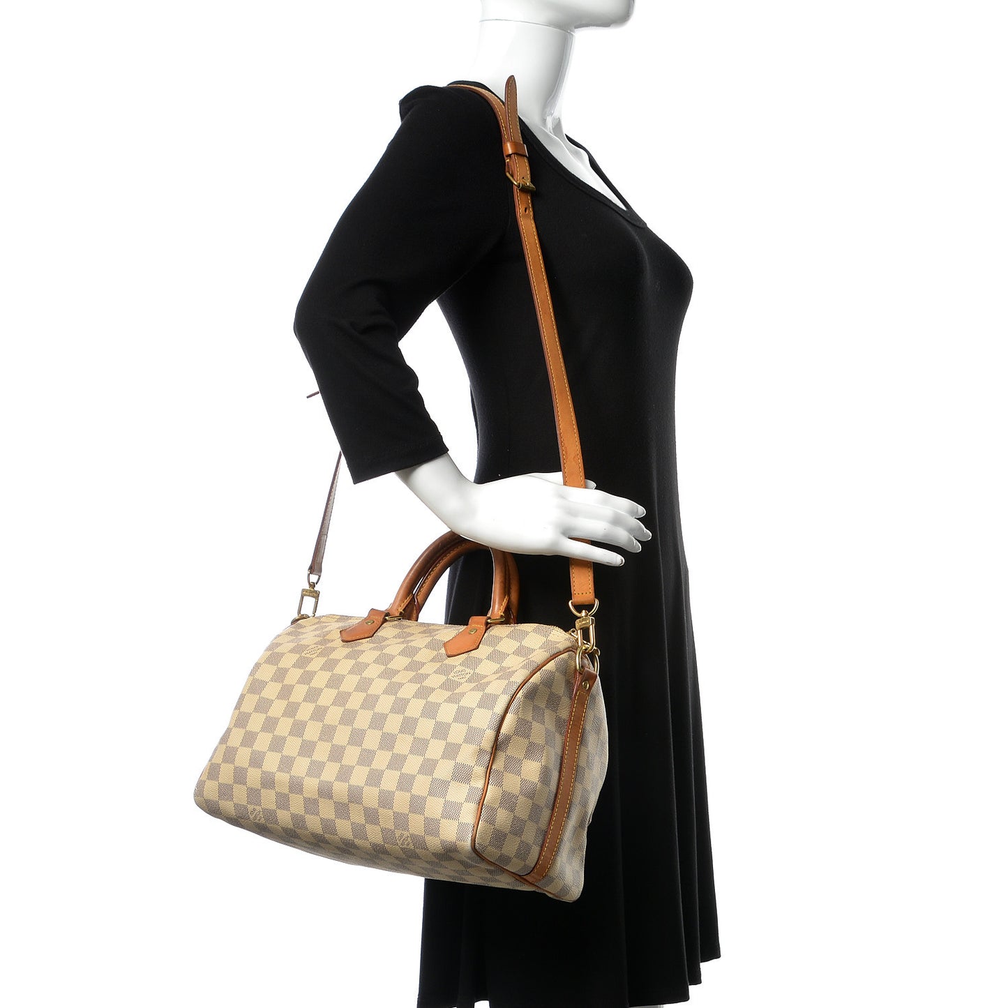 Damier Azur Speedy Bandouliere 30