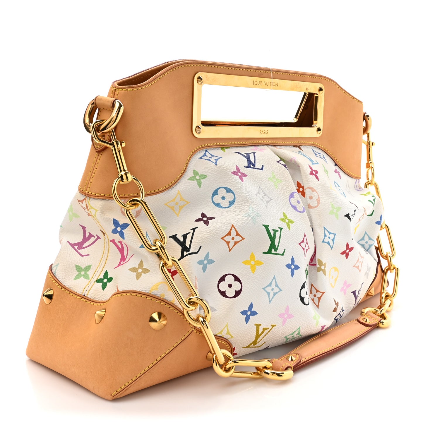 Monogram Multicolor Judy MM White