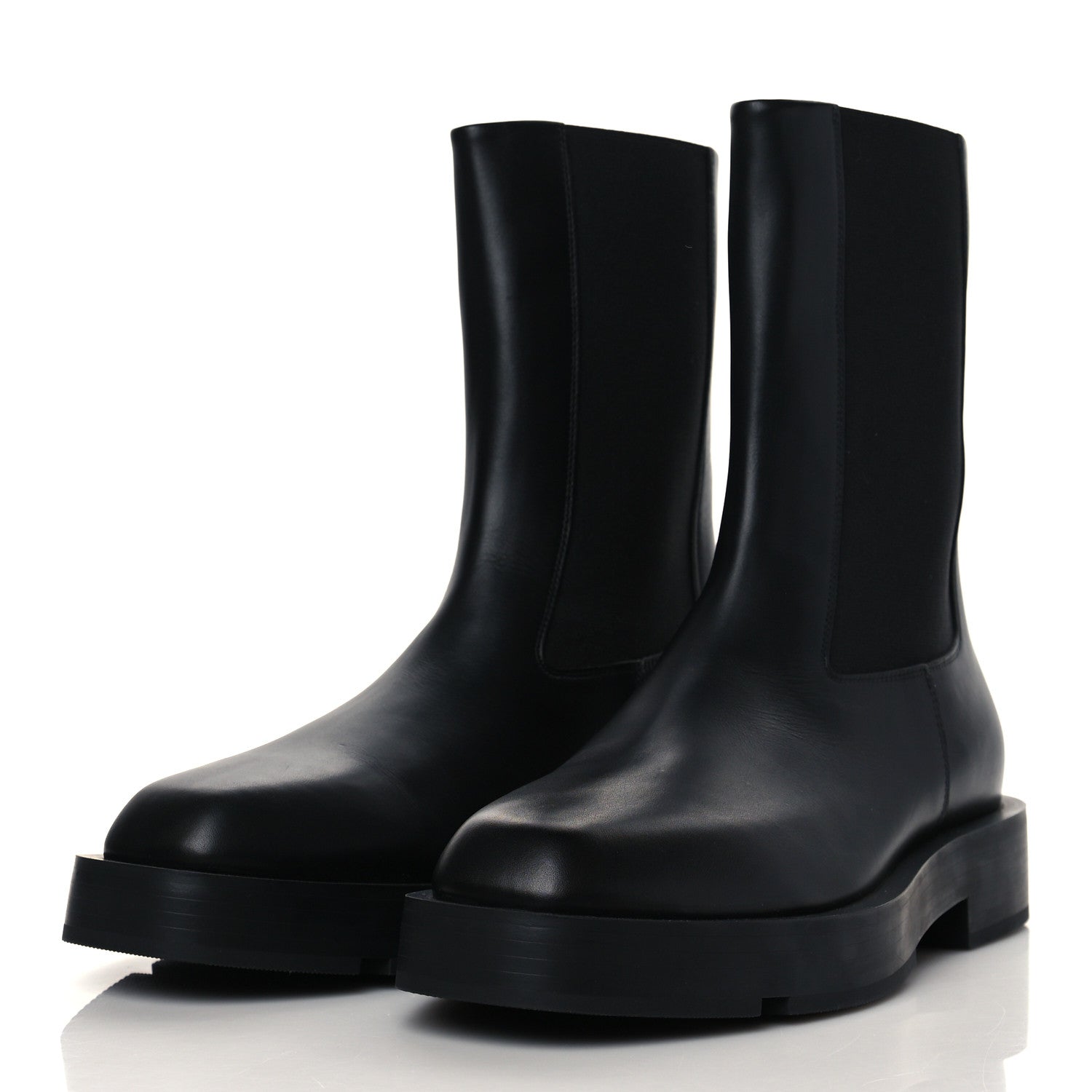 Givenchy Calfskin Square Chelsea Boots 38 Black 3 of 9