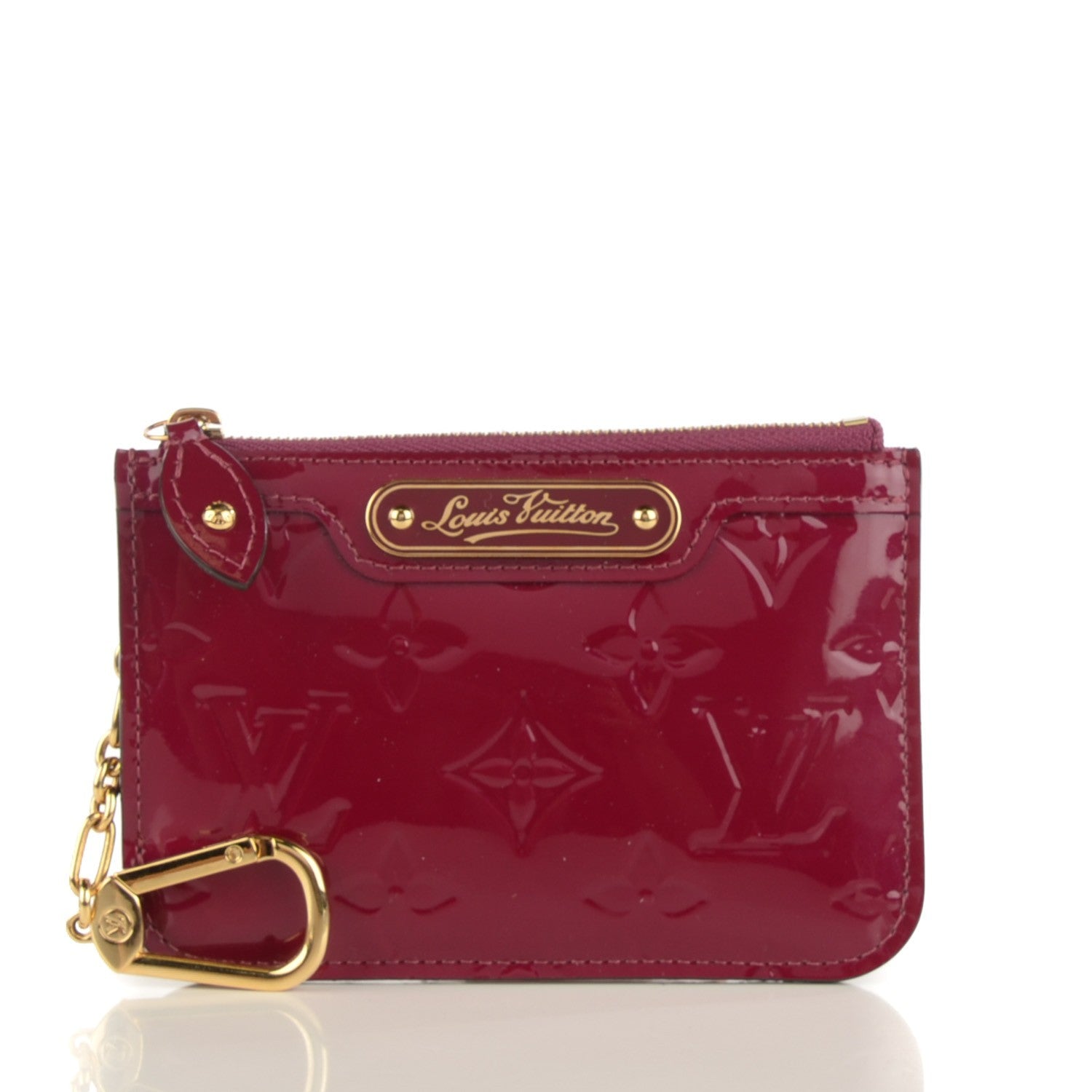 Louis Vuitton Vernis Key Pouch Magenta 1 of 7