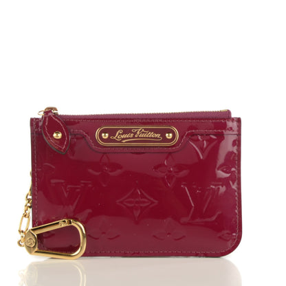 Louis Vuitton Vernis Key Pouch Magenta 1 of 7