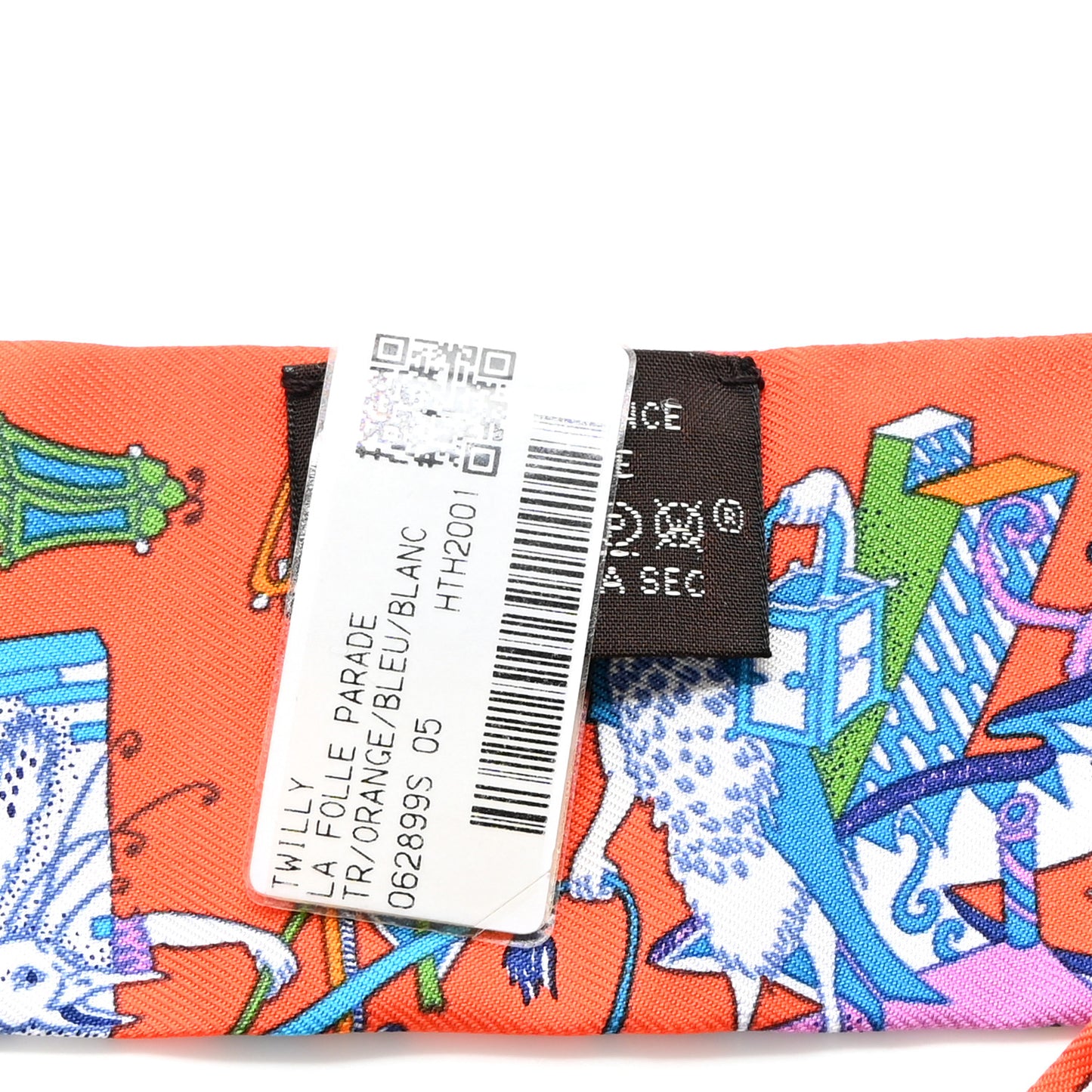 Silk La Folle Parade Twilly Orange Bleu White