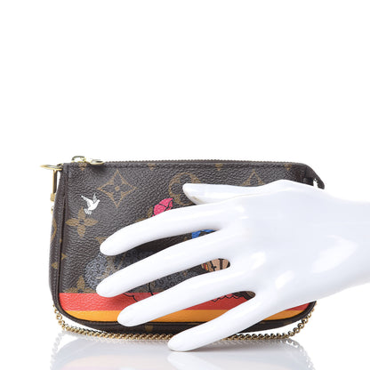 Louis Vuitton Monogram 2015 Christmas Animation Mini Pochette Accessories 2 of 8