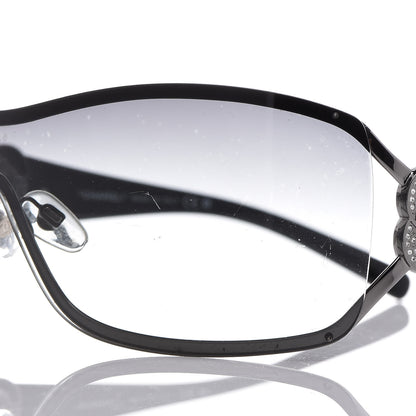 Chanel Frameless Crystal CC Logo Sunglasses 4164 Black 7 of 7