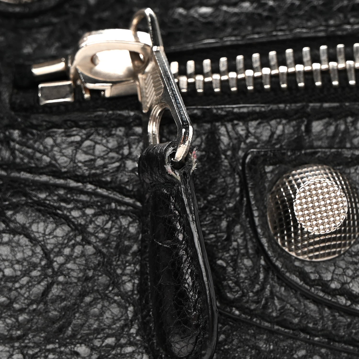 Balenciaga Agneau Giant 12 Silver Hardware Mini Pompon Black 13 of 13