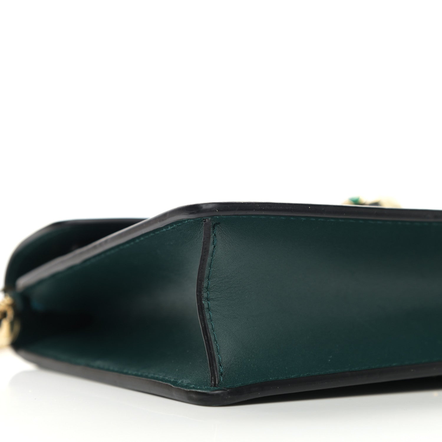 Bulgari Calfskin Serpenti Forever Chain Pouch Bag Emerald Green 8 of 11