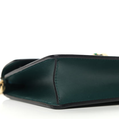 Bulgari Calfskin Serpenti Forever Chain Pouch Bag Emerald Green 8 of 11
