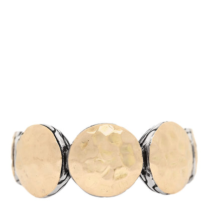 John Hardy Sterling Silver 18K Yellow Gold Palu Dot Band Ring 57 8 1 of 5