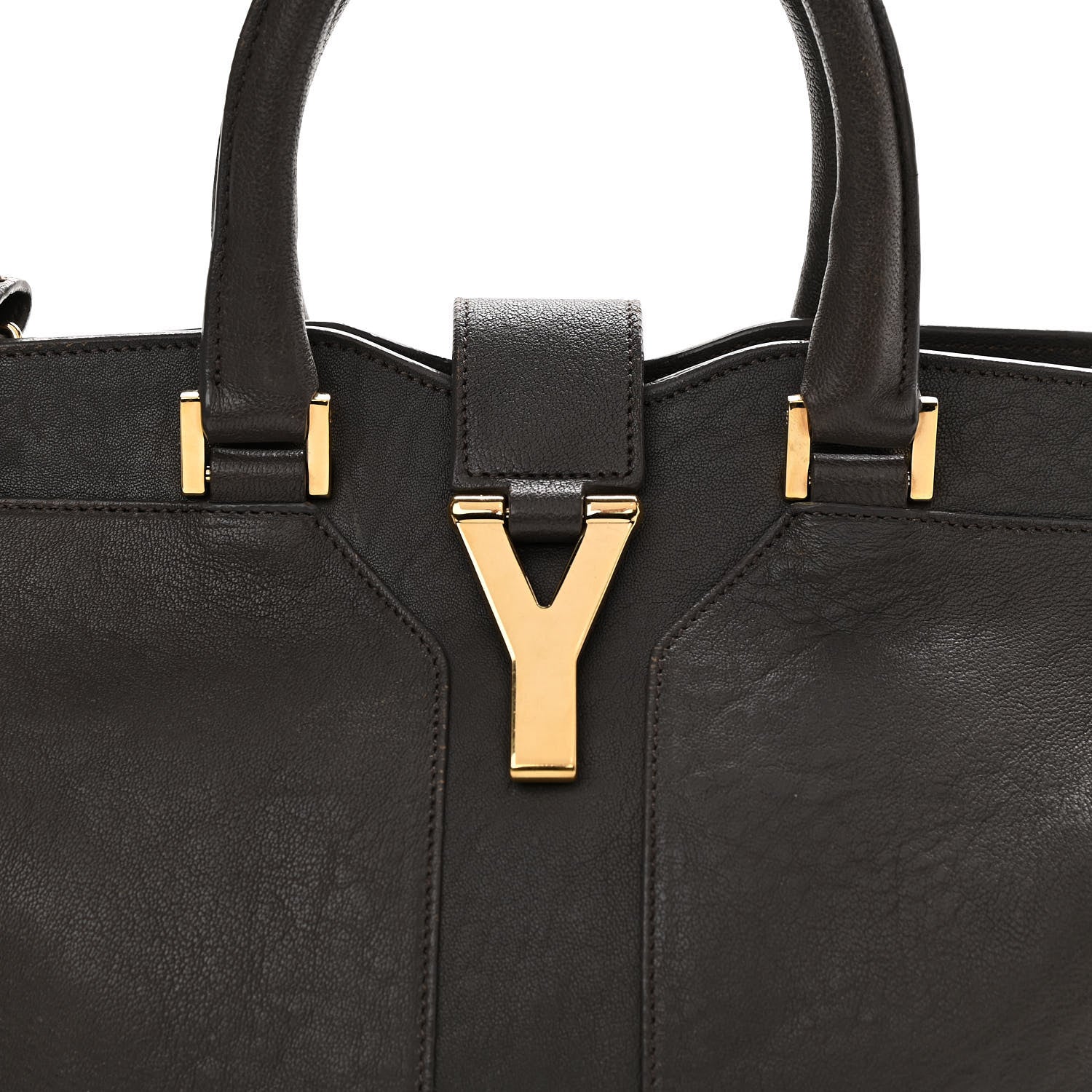 Saint Laurent Sheepskin Medium Classic Y Cabas Grey 13 of 14