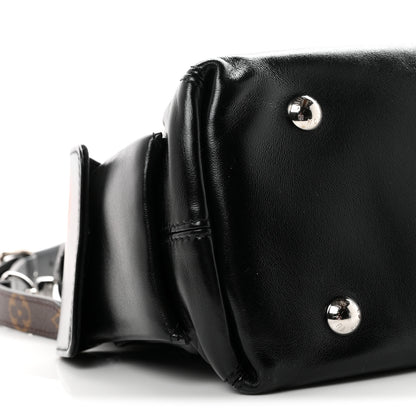 Louis Vuitton Lambskin CarryAll Cargo Vibe PM Black 8 of 9