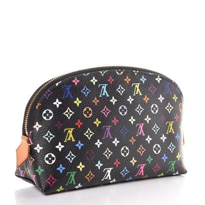 Louis Vuitton Monogram Multicolor Cosmetic Pouch Black Grenade 3 of 7