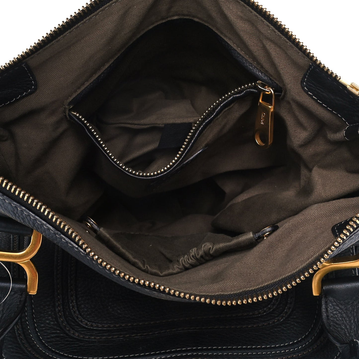 Calfskin Medium Marcie Satchel Black