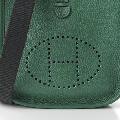 Hermes Taurillon Clemence Amazone Evelyne TPM Vert Vertigo 10 of 11