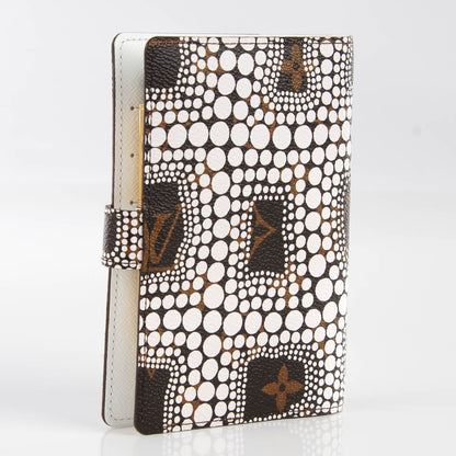 Louis Vuitton Monogram Kusama Town Small Ring Agenda White 3 of 9