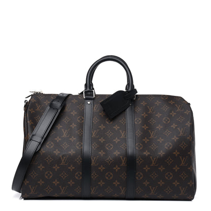 Louis Vuitton Monogram Macassar Keepall Bandouliere 45 1 of 4