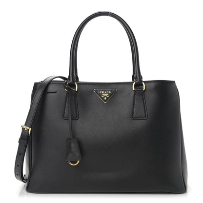 Prada Saffiano Lux Medium Tote Black 1 of 11