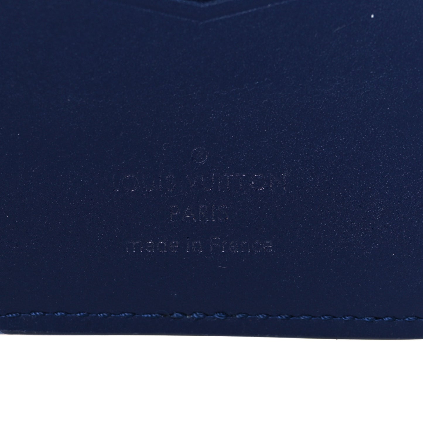 Cowhide Monogram Bandana Pocket Organizer Blue