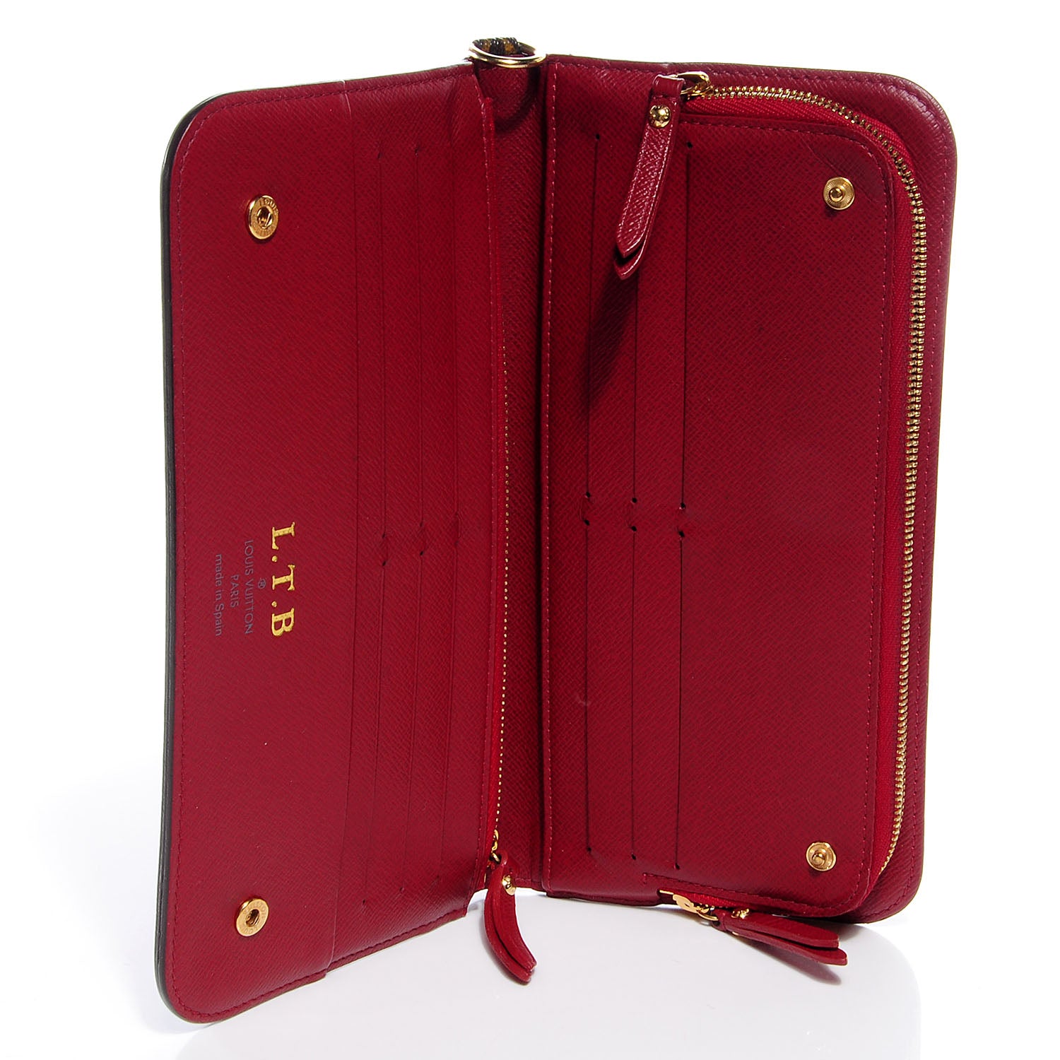 Louis Vuitton Monogram Insolite Wallet Red 5 of 7