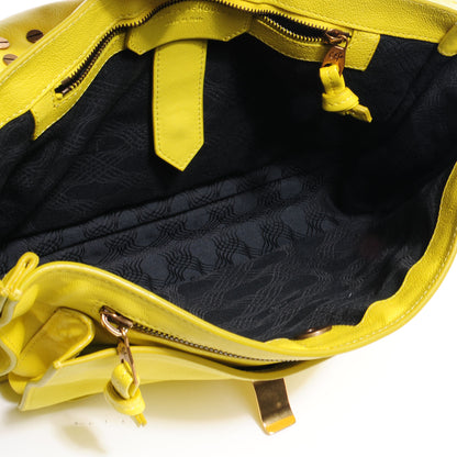 Proenza Schouler Lambskin PS1 Medium Satchel Sunshine 5 of 10