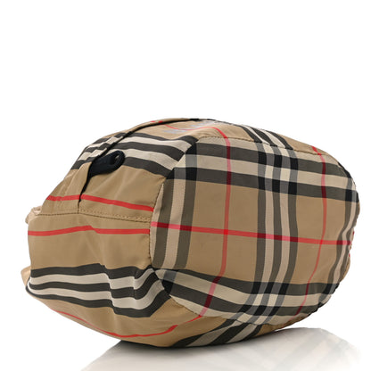 Burberry Econyl Icon Stripe Phoebe Drawcord Pouch Archive Beige 4 of 9