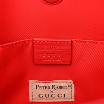 Gucci X Peter Rabbit GG Supreme Monogram Rabbit Apple Childrens Tote Beige Ebony Multicolor Bright Hibiscus 6 of 10