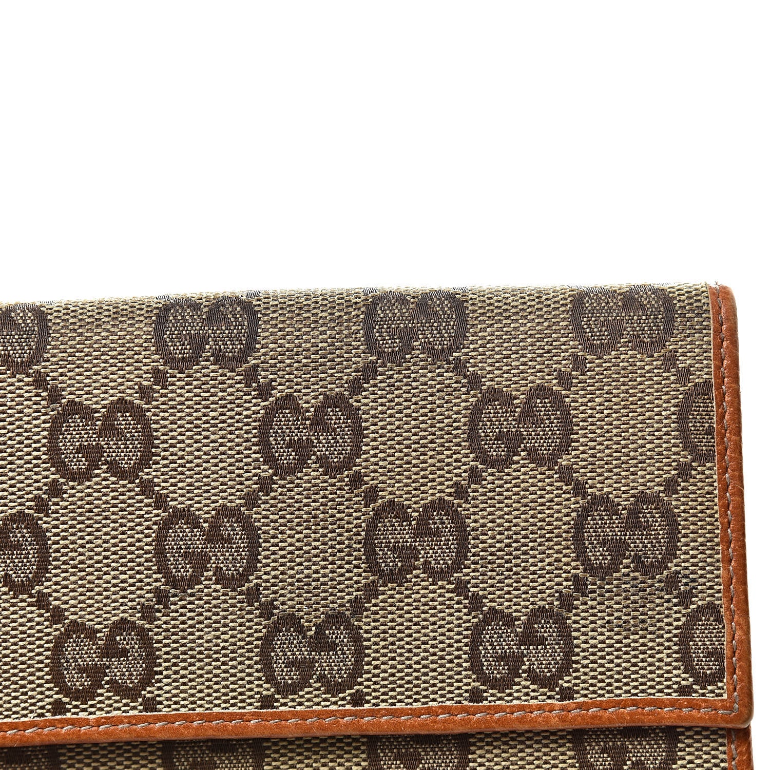 Gucci Monogram Abbey Compact Wallet Tan 8 of 9