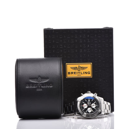 Breitling Stainless Steel 48mm Super Avenger II Automatic Watch Volcano Black A13371 8 of 8