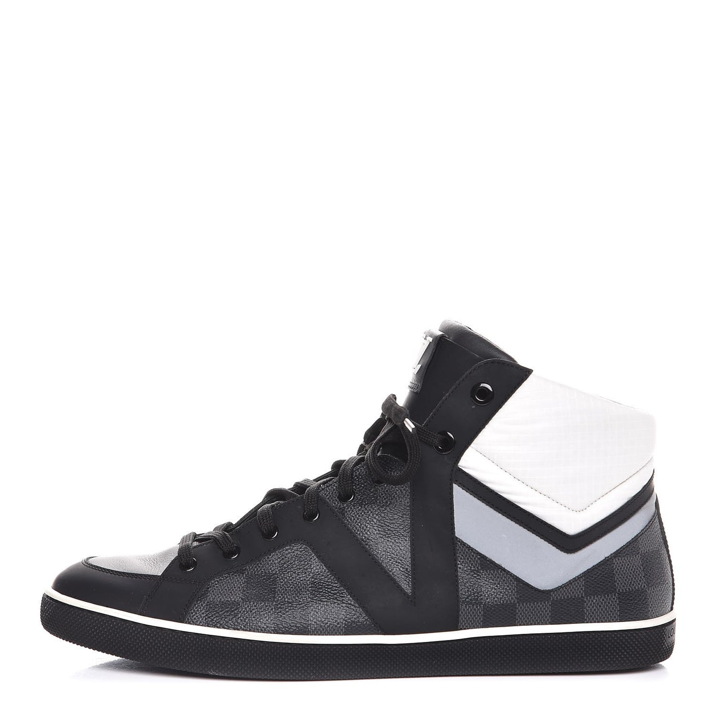 Calfskin Damier Graphite Heroes High Top Sneakers 11