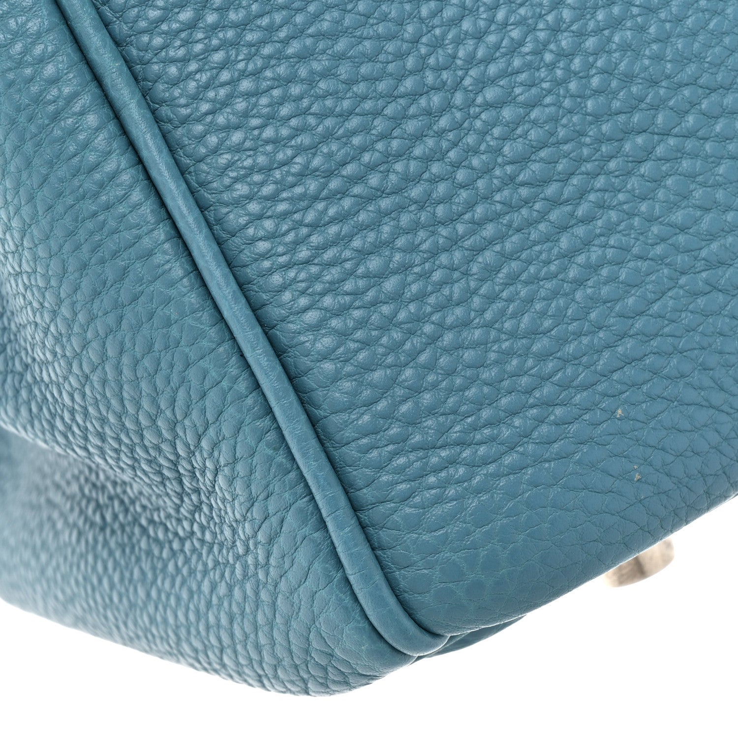 Hermes Togo BIRKIN 30 Blue Jean 17 of 19