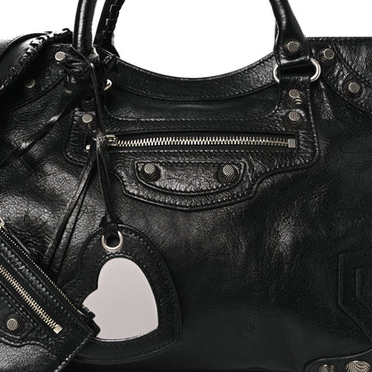 Balenciaga Agneau Arena Neo Cagole City Handbag Black 9 of 11