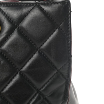 Chanel Calfskin Quilted Large Shopping Tote Black 18 of 20