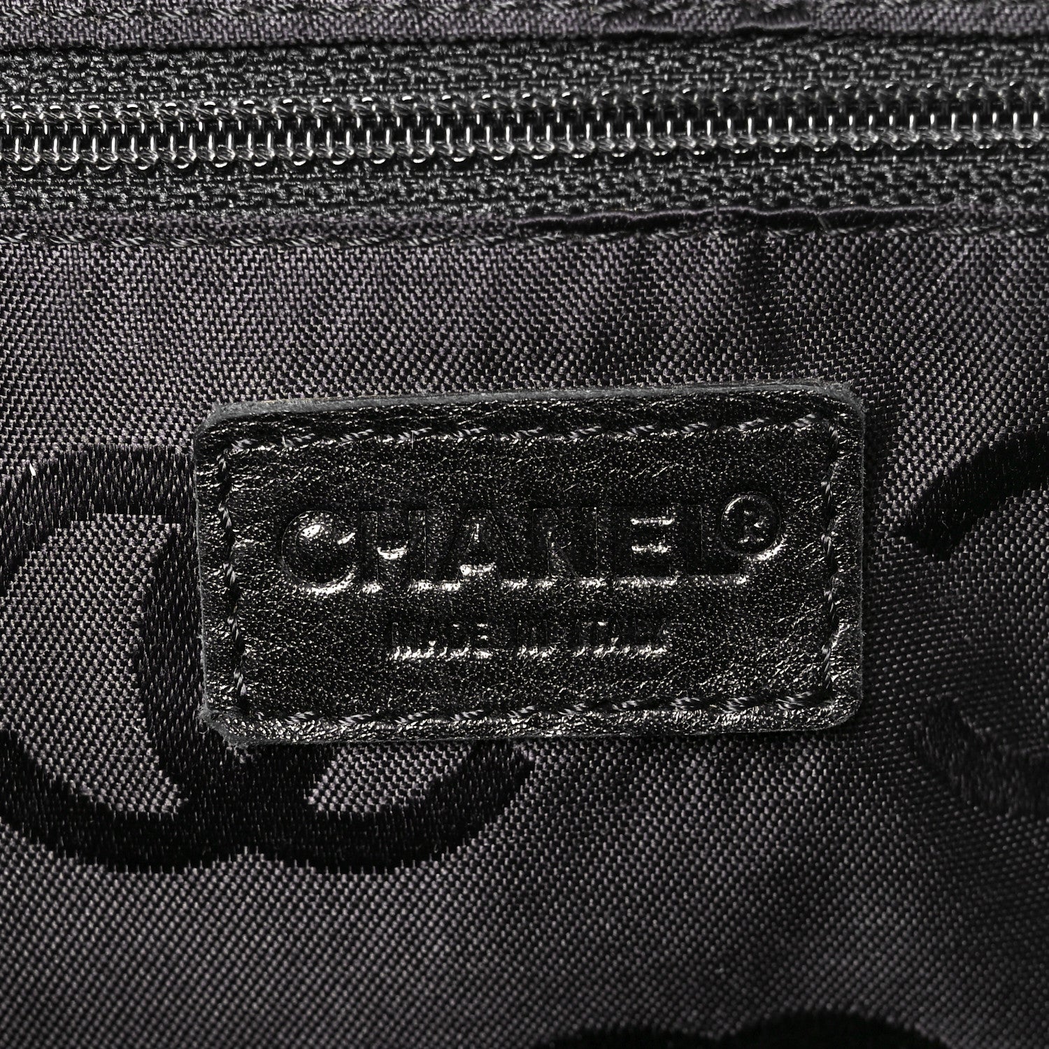 Chanel Calfskin Wild Stitch Top Handle Bag Black 6 of 10